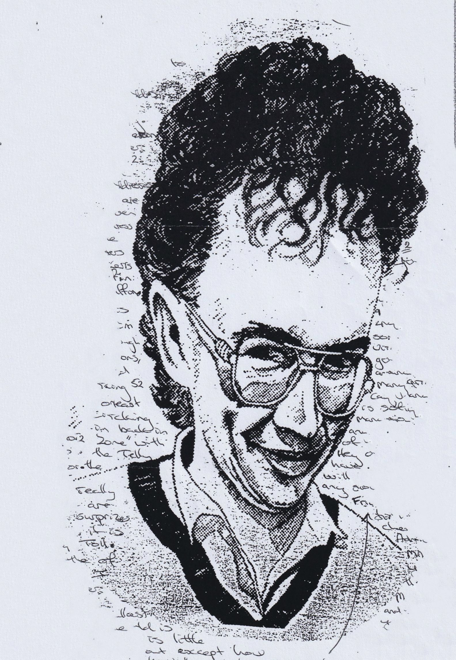 A self-portrait of Peter Ellis